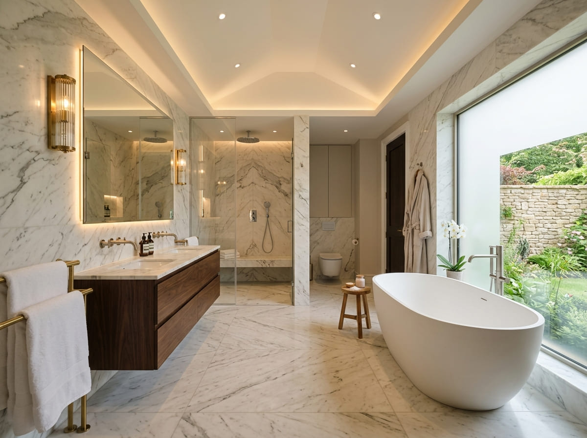 Custom Bathroom Renovation in Barker